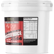 Ultimate Nutrition Muscle Juice 2544 Mass Gainer, Strawberry, 10.45 lb | 55g Protein Blend, 162g Carbs, 17g Fat, 1020 Calories, High Calorie Weight Gainer For Muscle Growth And Recovery