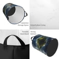 thumbnail image 2 of Balery Largemouth Bass Jumping Out of The Water Cesta de ropa redonda con asas, impermeable, independiente, para ropa, juguetes, dormitorio y familia-Medium, 2 of 6