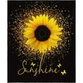thumbnail image 3 of Sunflower Blanket Beautiful Sunflowers Throw Blanket Soft Flannel Lightweight Blanket Gifts for Kids Adults 50"x40", 3 of 6