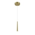 thumbnail image 2 of P1458-695-L-George Kovacs Lighting-Stretch - 4W 1 LED Mini Pendant-10 Inches Tall and 5 Inches Wide-Soft Brass Finish, 2 of 7