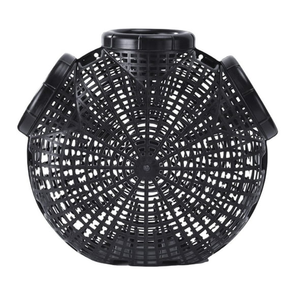 Colaxi Crawfish Catching Basket Fishpot Versatile Easy to Assemble Fishing Accessories River Prawn Eel Catcher for Freshwater Black