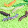 thumbnail image 3 of 12 X gusano realista insecto falso juguete educativo truco plástico, 3 of 5