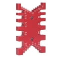 thumbnail image 3 of Échelle Tenon de Gabarit de Queue d'Aronde, Fine Règle de Mesure de Scie à Routeur CNC Usinant l'Alliage d'Aluminium Reproductible pour la Machine de Table de Travail du Bois Rouge, 3 of 8