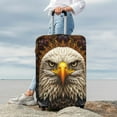 thumbnail image 3 of Lsque Vintage Pattern Bald Eagle Printed Luggage Cover, Travel Luggage Protector,Scratch and Dirt Resistant, Fits 18-32 Inch Luggage - Medium, 3 of 9