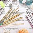 thumbnail image 5 of 23 Pieces Tunisian Crochet Hooks Set With Bead Carbonized Bamboo Hook, 5 of 5