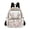 Two Bunnies with Flower, variant on Mini Backpack Purse for Women Quilted Casual Daypack Small Travel Shoulder Bag, Cute Dogs with Happy and Joyful