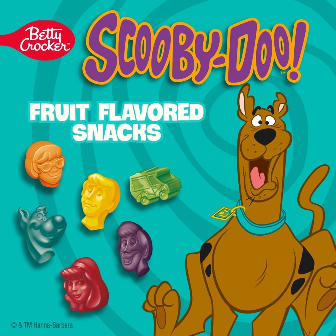 Scooby-Doo Fruit Flavored Snacks, Gluten Free, Kids Snacks, Value Pack, 22 Count, 17.6 oz (Pack of 2)