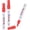 Red, variant on Silver Oil Based Paint Markers Pens, Round Tip Quick Dry and Waterproof Permanent Paint Pen for Metal, Rock, Wood, Fabric, Plastic, Ceramic, Clothes, DIY Crafts