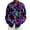 Multicolour, variant on Shirts For Men Casual Plus Size Loose Full Carnival Digital Print Lapel Long Sleeve Button Down Blouses Loose Fall Tops Multicolour L