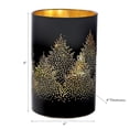 thumbnail image 2 of Christmas Led Black Glass Stand Forest 6", 2 of 4