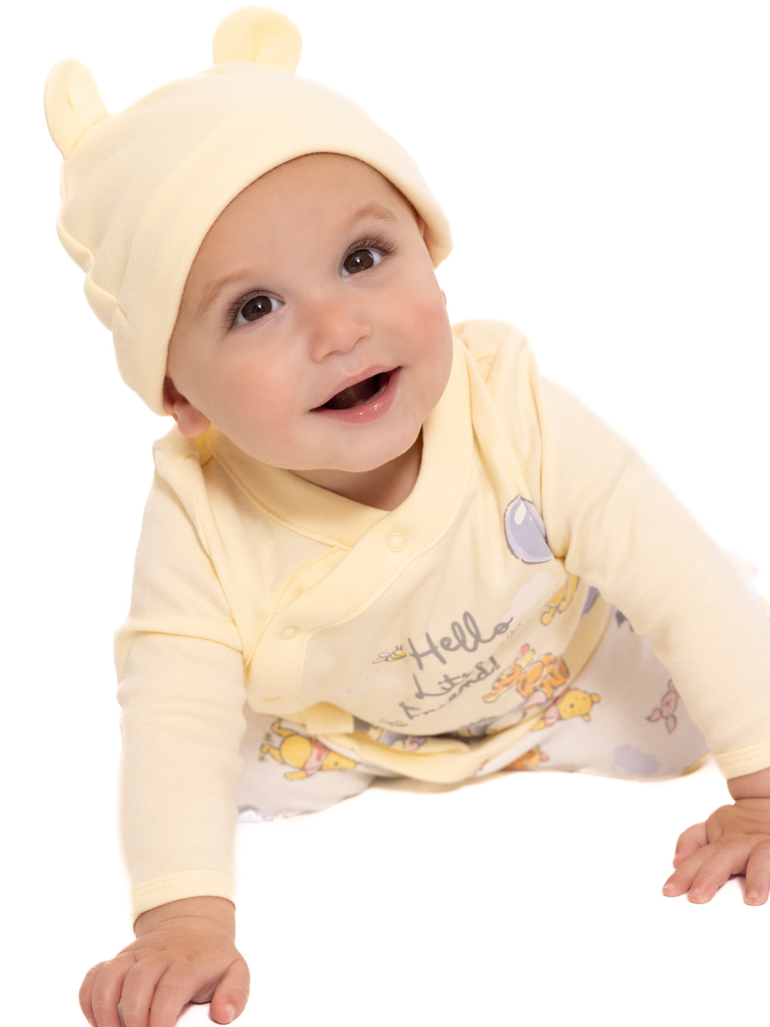 Disney Baby Wishes + Dreams Winnie the Pooh Baby Boys or Girls Take Me Home Set, 3-Piece, Sizes Preemie-9M