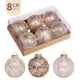 thumbnail image 5 of Christmas Decorations 8cm/6pcs Fine Transparent Painted Christmas Gift Box Christmas Tree Pendant, 5 of 7