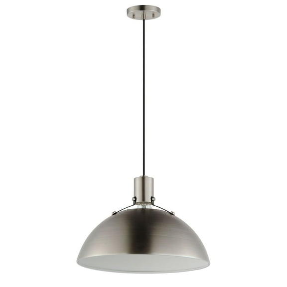 12048SN-Maxim Lighting-Dawn - 1 Light Pendant-12.75 Inches Tall and 19.5 Inches Wide-Satin Nickel Finish -Traditional Installation