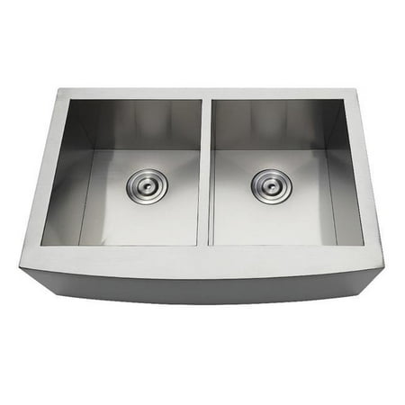 Gourmetier Gktdf30209 Modern Drop In Stainless Steel Double Bowl Farmhouse Kitchen Sink Brushed Canada Stainless Steel Double Bowl, Drop In Farmhouse Kitchen Sinks