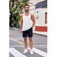 thumbnail image 2 of COOFANDY Men's 3 Pack Tank Tops Cotton Performance Sleeveless Casual Classic T Shirts, 2 of 5