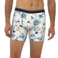 thumbnail image 4 of Rocae Rose Flowers for Stretch Moisture-Wicking Underwear,Men's Underwear Boxer Briefs Large, 4 of 9