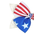 thumbnail image 5 of Zanarzt Baby Hair Bows Childrens Bow Hair 4th of July Hair Bow Clips Double Layer 4th of July Bows for Hair Red,3-12 Years, 5 of 6