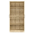 thumbnail image 5 of Better Home Products Harmony Two Door Armoire Wardrobe w / Mirror in Natural Oak, 5 of 6