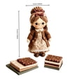 thumbnail image 3 of Patchwork DIY Doll Kits – Handmade Fun & Creativity, 3D Cute Dolls DIY Felt Patchwork Kit, Creative Manual Art Craft, Gifts for Adults Beginners, Doll & DIY Craft Lovers (D-1PCS), 3 of 9