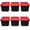 Black and Red, variant on SENYUM Upgrade Gallon Heavy Duty Storage Bins with Snap Lids, Durable Plastic Storage Totes with Stackable Containers & Latching Covers for Home Garage Moving Organization