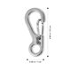 thumbnail image 2 of CHICHUMID 20Ud Carabiner Clip Pequeño Para Joyería Con De Resorte Y Aleación De Zinc Duradera Color Plata, 2 of 6