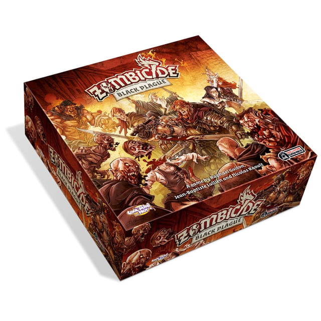 Juego de mesa Zombicide Black Plague Base Strategy para mayores de 14 años