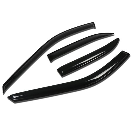 4dr Vent Visor Deflector - For 1994 to 1997 Honda Accord 4DR CD5 4pcs Window Vent Visor Deflector Rain Guard (Dark Smoke) 95 96