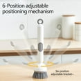 thumbnail image 6 of COM1950s Kitchen Cleaning Brush,Liquid Adding Rotating Scrub Brush with Long Handle,Non-Stick Oil Dish Brush for Pots Pans Sinks Multi-Functional, 6 of 9