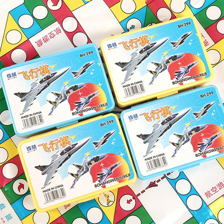 1Set Flying Chess Parent-Child Game Kids Aeroplane Chess Plastic