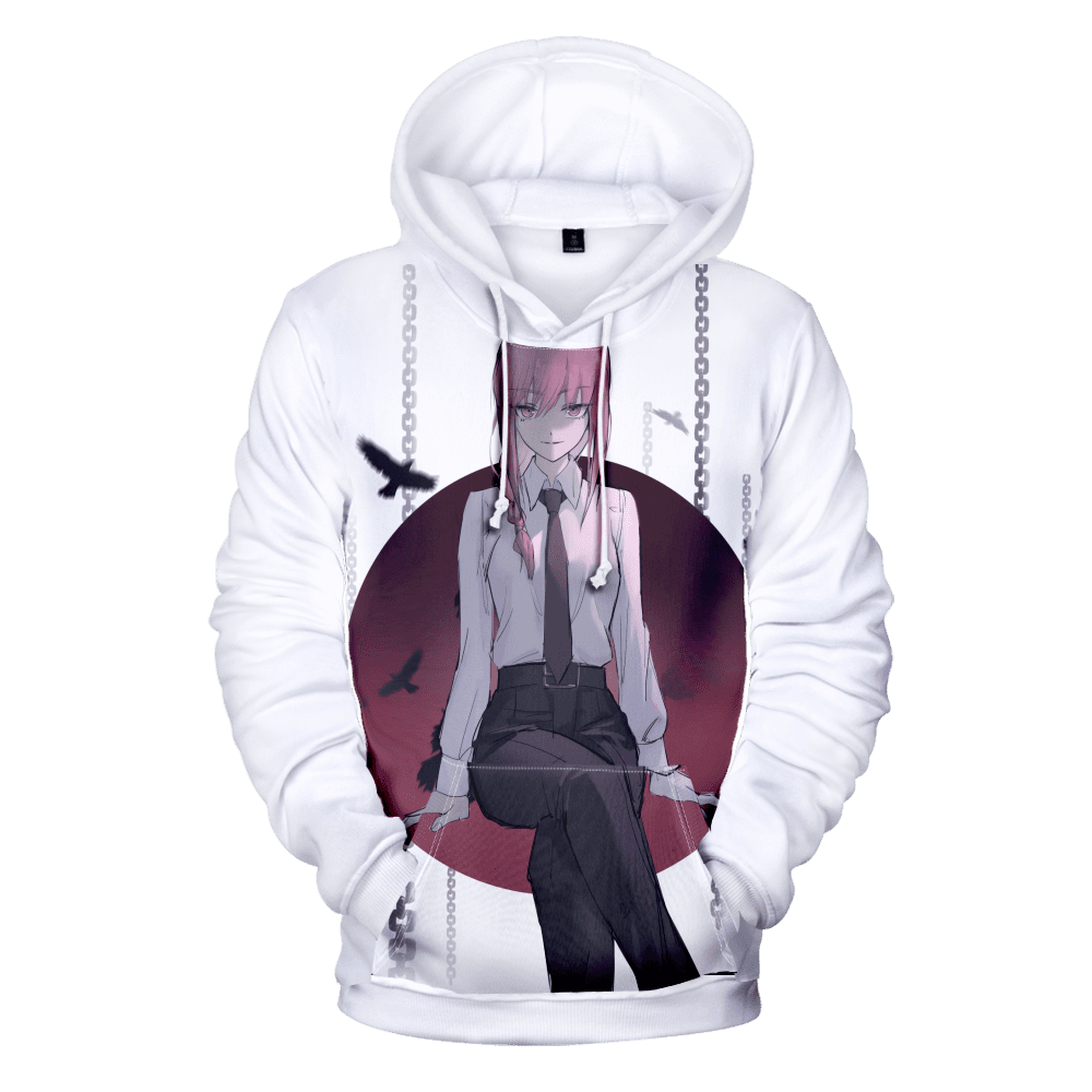 Hoodies Anime Chainsaw Man 3D Print Denji, Pochita, Makima, Power