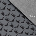 thumbnail image 3 of Simply Daisy Cats and Bats Steel Gray Halloween Chenille Area Rug, 3' x 5', 3 of 5