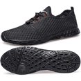 thumbnail image 2 of DOUSSPRT Men's Water Shoes Quick Drying Sports Aqua Shoes Dark Allblack Size 10, 2 of 4