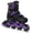 Purple, variant on MonSports Inline Skates Adjustable PU Flashing Wheels for Boys Gold Medium - Big Kid (1-4 US)