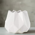 thumbnail image 2 of Isari Sloped Geometric Ceramic Planter, 2 of 10