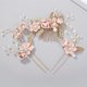 thumbnail image 4 of 4 piezas Boda de boda de moda hecha a mano Peinado juego de peinados florales accesorios para el vestido de novia de rehinestona (rosa) HOMEMAXS MX4756036, 4 of 6