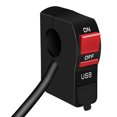 thumbnail image 4 of Interruptor De Faro De Motocicleta 12V Con Luz Indicadora Interruptor Fijo De Grifo Modificado De Carga Usb Individual Vogacara VI006693-00, 4 of 6