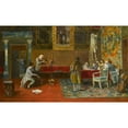thumbnail image 3 of Luis Jiménez Aranda 24x16 Black Modern Framed Museum Art Print Titled - The Recital, 3 of 5
