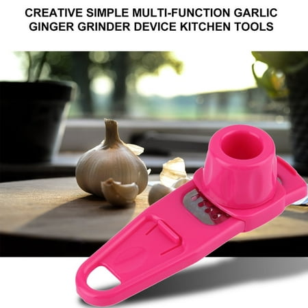 Kitchen Innovations Garlic-A-Peel Garlic Press, Crusher, Cutter, Mincer,  and Storage Container - Includes Silicone Garlic Peeler - Easy to Clean 