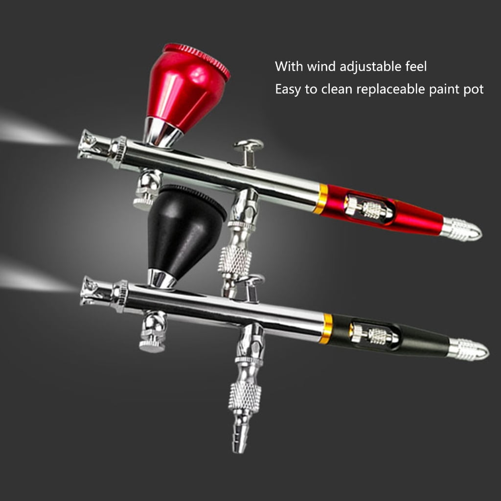 MOMOJIA Airbrush with Adjustable Sprays Ranges Comprehensive Airbrush set for Crafts Art