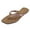 1Brown, variant on Womens Comfort Flip Flops Square Toe Thong Sandals Memory Foam Summer Slippers Slides