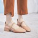 thumbnail image 5 of Sandalias de tacón medio para mujer, con punta cuadrada y hebilla, tacón grueso, sandalias coreanas para mujer, zapatos huecos para mujer, 5 of 6