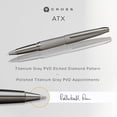 thumbnail image 2 of Cross ATX Sandblasted Titanium Gray Rollerball Pen, 2 of 7