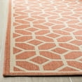 thumbnail image 3 of Safavieh Linden Joey Geometric Indoor/Outdoor Area Rug, Rust/Creme, 5'3" x 7'6", 3 of 8