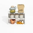 thumbnail image 6 of Furinno Helena 18-Inch Kitchen Counter Stackable Organizer Shelf, Light Marble, Set of 2, 6 of 6