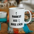 thumbnail image 4 of KAAYEE Bannest Ass Boss Ever Office Mug,Funny Unique Idea Cup Gift for Office Male Female Bosses Coworkers,11oz Ceramic Coffee Mug,White, 4 of 8