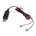 thumbnail image 1 of Cable cargador magnético universal USB para batería recargable 3,7 v 14500 16340 Feliz Sencillez, 1 of 5