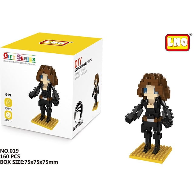 Los vengadores de Disney, micropartículas pequeñas de diamante, bloques de construcción para montar, Iron Man, Spiderman, juguete sin caja019Ninguna caja zhangyuxiang unisex