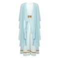 thumbnail image 3 of iiniim Girls Sleeveless Gown Tulle Princess Dress Performance Light Blue 16, 3 of 7