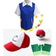 thumbnail image 1 of Pikachu Ash Ketchum Cosplay Mujeres Y Hombres Anime Azul Chamarra Sombrero Guantes Pokeball Conjuntos Niños Adultos Sudadera Entrenador Disfraz De Halloween, 1 of 4