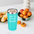 thumbnail image 6 of Thank You Gifts for Women, Thank You For Being Awesome Travel Tumbler, Funny Graduation Appreciation Christmas Gifts for Her BFF Friends Mom Wife Sister, Insulated Stainless Steel Tumbler(20oz, Mint), 6 of 6
